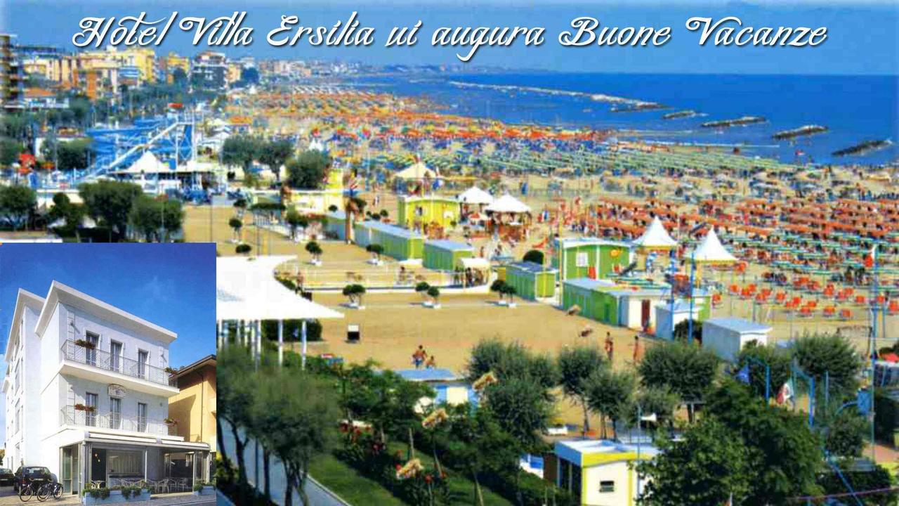 Hotel Villa Ersilia Rimini B&B Bagian luar foto